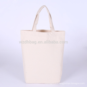 Hot Selling Reusable Natural Color Grocery Canvas Cotton Shopping Tote Bag For Promotion, Supermarket And Advertising